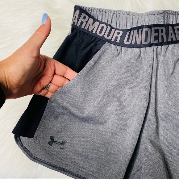 Under Armour | Womens Heather Grey Shorts - Picture 5 of 6